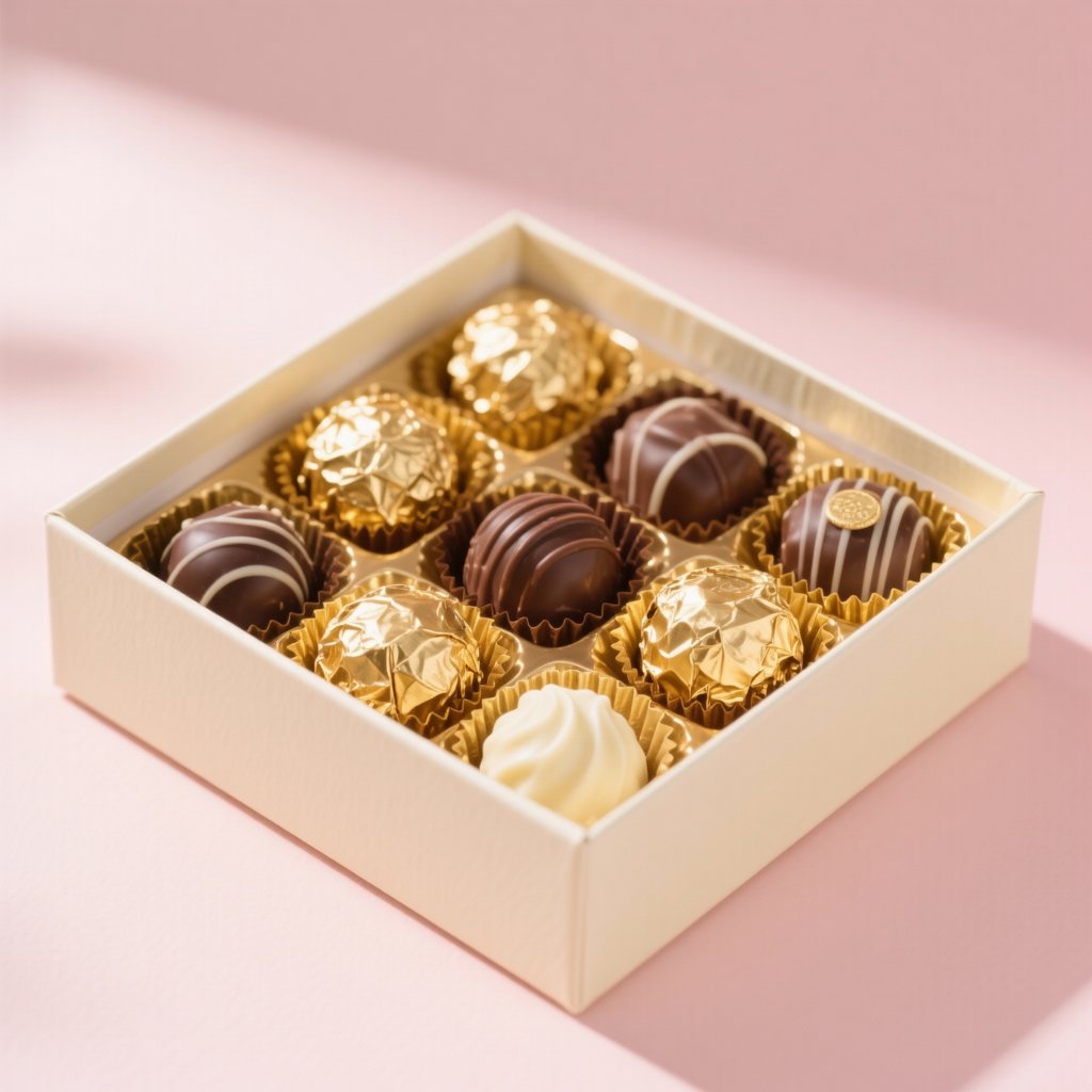 Artisan truffle selection